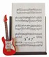 Music Instrument Picture Frame - Red Electric Guitar